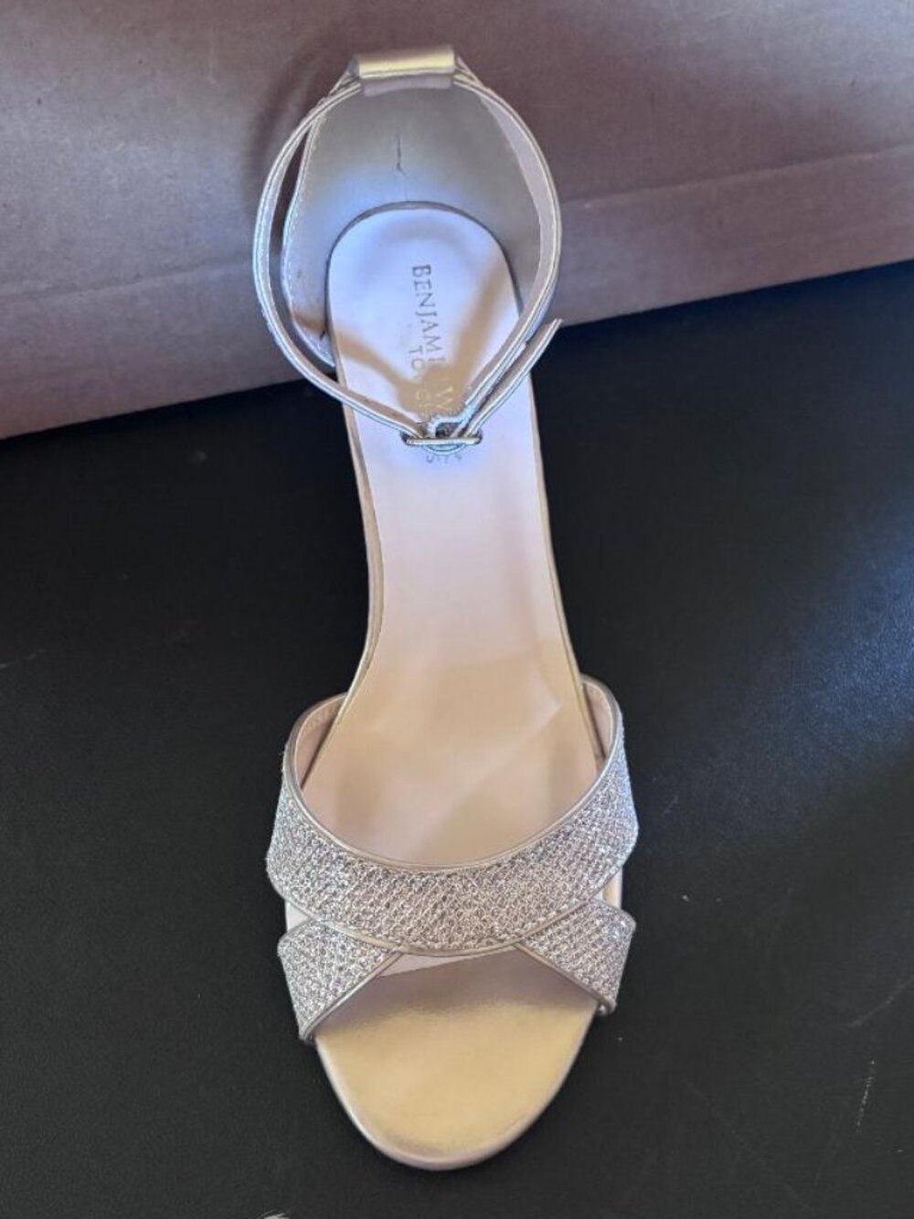 Touch Ups Clementine Kitten Heel Ankle Strap Sandals by Benjamin Walk size 6.5